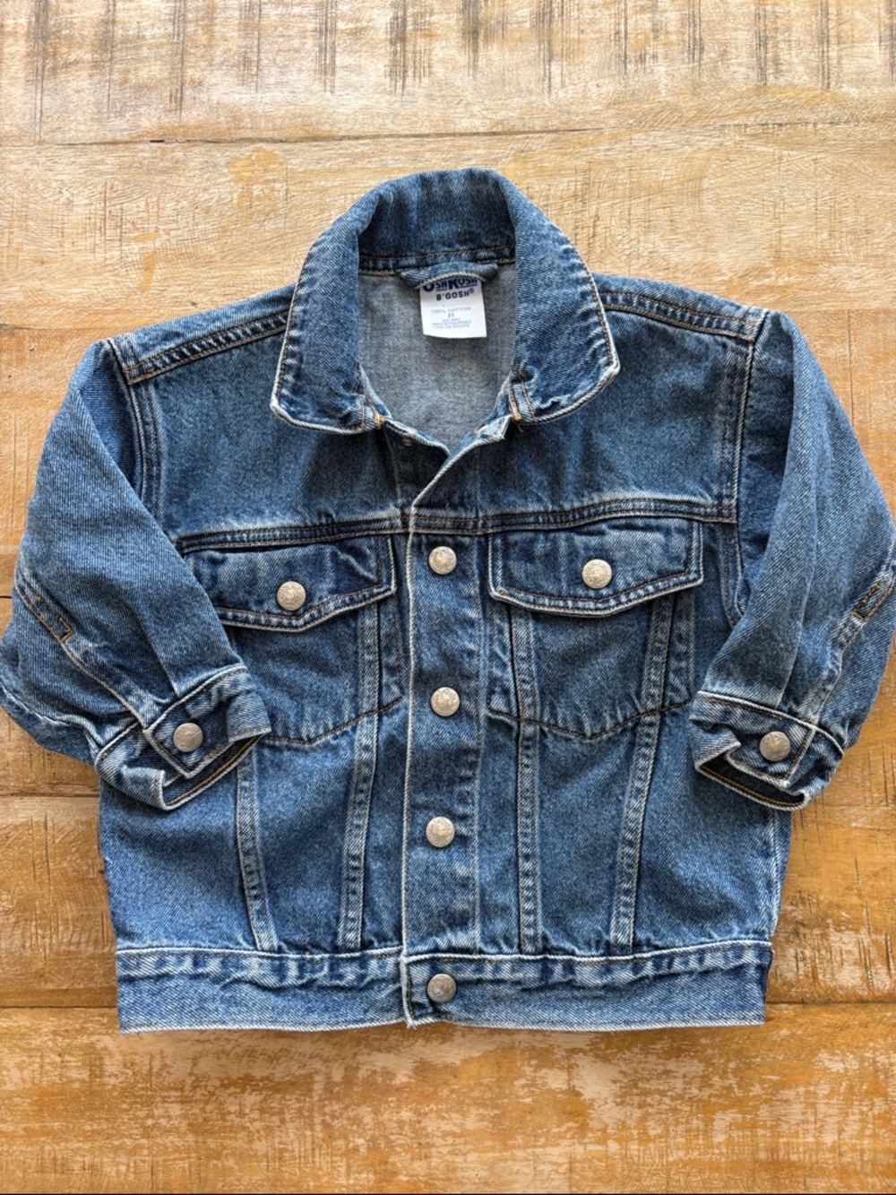 Vintage OshKosh Kids Jean Jacket 2t